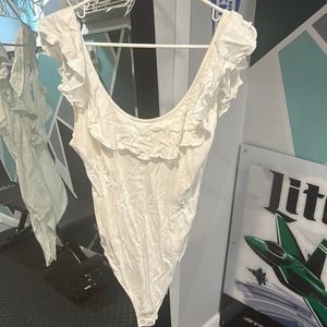 Free people white bodysuit